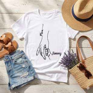Persoonlijke Moeder en Kind Houden Elkaars Hand Va T-shirt
