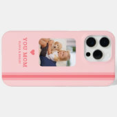 Persoonlijke Moeder Foto en Namen Case-Mate iPhone Case (Achterkant (horizontaal))