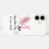 Persoonlijke Moeder Initiaal iPhone 16 Hoesje (Achterkant (horizontaal))