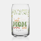 Persoonlijke moeder moedersdag blikvorm glas (Voorkant)