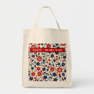 Persoonlijke Moeder Patriottische Wilde Bloemen Ma Tote Bag