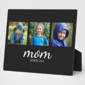 Persoonlijke Moeder Sinds Foto Fotoplaat (Zijkant)