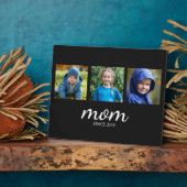 Persoonlijke Moeder Sinds Foto Fotoplaat (Zijkant)