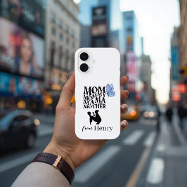 Persoonlijke Moeder Typografie iPhone 16 Hoesje