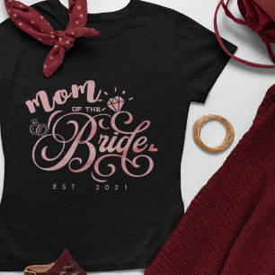 Persoonlijke Moeder van de Aankomende Bruid Aangep T-shirt