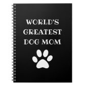 Persoonlijke Moeder van de Grootste Hond ter Werel Notitieboek (Voorkant)