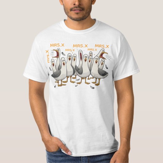 Persoonlijke Moeder Zeemeeuw Grappig Moederdag Zee T-shirt (Voorkant)