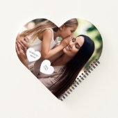 Persoonlijke Moederdag Aangepaste Foto Notitieboek (Achterkant)