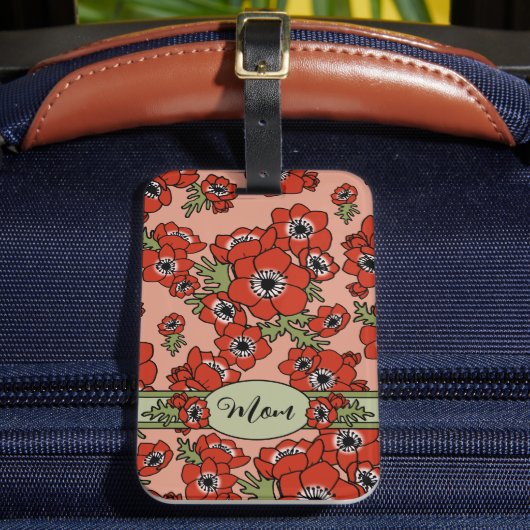 Persoonlijke Moederdag Bagagelabel (Voorkant Insitu 2)