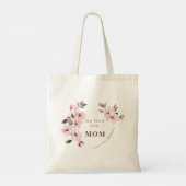 Persoonlijke Moederdag Boodschappentas voor Mama Tote Bag (Achterkant)