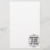 Persoonlijke Moederdag Briefpapier (Voorkant)
