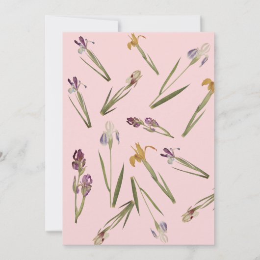 Persoonlijke Moederdag Brunch | Plattelandsthema Kaart (Achterkant)