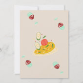 Persoonlijke Moederdag Brunch | Voedselthema Kaart (Achterkant)