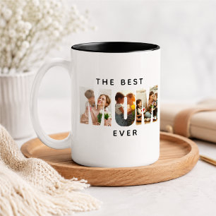 Persoonlijke Moederdag cadeau Tweekleurige Koffiemok