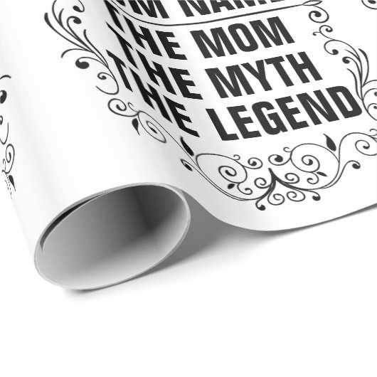 Persoonlijke Moederdag Cadeaupapier (Rol Hoek)