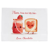 Persoonlijke Moederdag cadeautas voor mama (Achterkant)