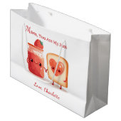 Persoonlijke Moederdag cadeautas voor mama (Voorkant Gekanteld)