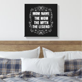 Persoonlijke Moederdag Canvas Afdruk (Insitu (Slaapkamer))