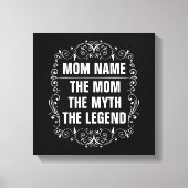 Persoonlijke Moederdag Canvas Afdruk (Voorkant)