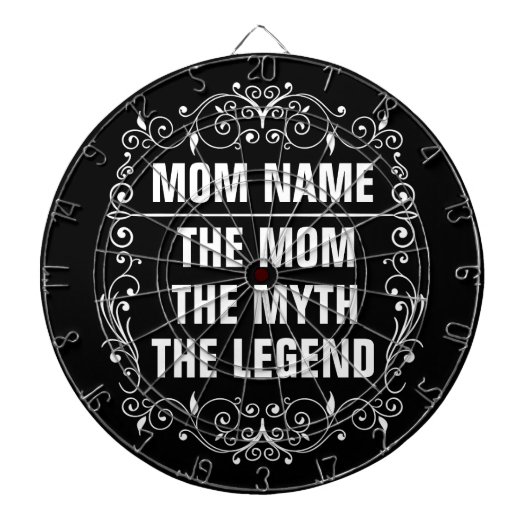 Persoonlijke Moederdag Dartbord (Voorkant)