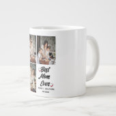 Persoonlijke moederdag, drie foto-collage cadeau grote koffiekop (Voorkant rechts)