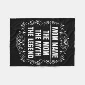 Persoonlijke Moederdag Fleece Deken (Voorkant (Horizontaal))