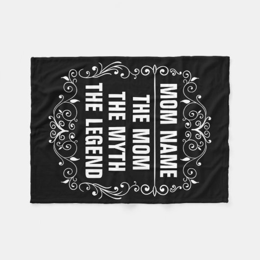 Persoonlijke Moederdag Fleece Deken (Voorkant (Horizontaal))