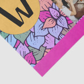 Persoonlijke moederdag, foto collage florale gift tissuepapier (Detail)