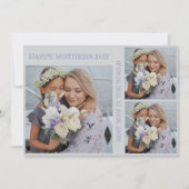 Persoonlijke Moederdag-foto-collage plat kaart (Voorkant)