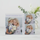 Persoonlijke Moederdag-foto-collage plat kaart (Staand voorkant)