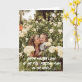 Persoonlijke Moederdag-fotokaart Kaart (Gele Bloem)