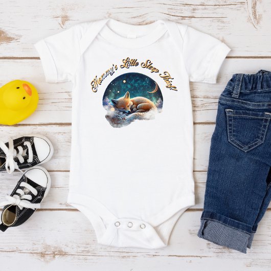 Persoonlijke Moederdag Fox Slaap Thief Newborn Romper