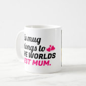 Persoonlijke Moederdag Gift Mok (Voorkant links)