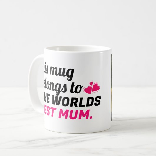 Persoonlijke Moederdag Gift Mok (Voorkant links)