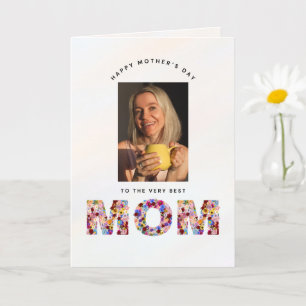 Persoonlijke Moederdag Groet Fotokaart Kaart