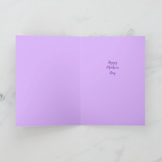 Persoonlijke Moederdag Kaart (Binnen)