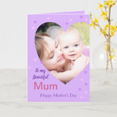 Persoonlijke Moederdag Kaart (Gele Bloem)