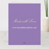 Persoonlijke Moederdag Kaart (Achterkant)