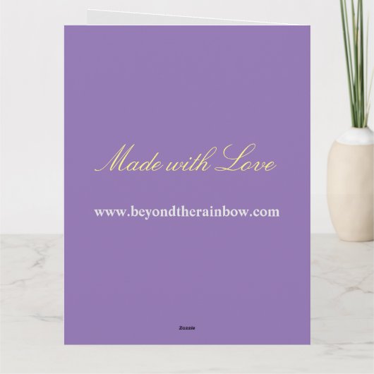 Persoonlijke Moederdag Kaart (Achterkant)