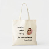 Persoonlijke Moederdag Moeders Knuffel Boodschappe Tote Bag (Voorkant)