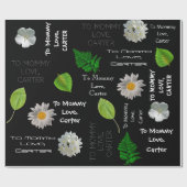 Persoonlijke Moederdag of verjaardag Cadeaupapier (Vlak)