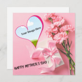 Persoonlijke Moederdag printbare kaart Notitiekaartje (Voorkant / Achterkant)