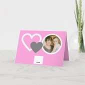 Persoonlijke Moederdag Roze Beste Mam ooit Foto Feestdagen Kaart (Achterkant)