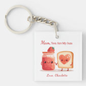 Persoonlijke Moederdag-sleutelhanger voor mama Sleutelhanger (voorkant)