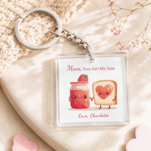 Persoonlijke Moederdag-sleutelhanger voor mama Sleutelhanger