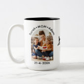 Persoonlijke Moederdag Tweekleurige Koffiemok (Links)