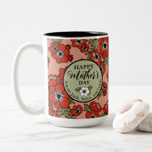 Persoonlijke Moederdag Tweekleurige Koffiemok