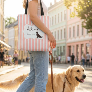 Persoonlijke Moederdag voor Gouden Retriever-hond  Tote Bag