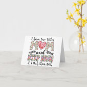 Persoonlijke Moederdag voor stiefmoeders Kaart (Gele Bloem)