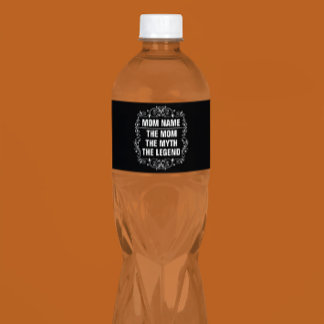 Persoonlijke Moederdag Waterfles Etiket